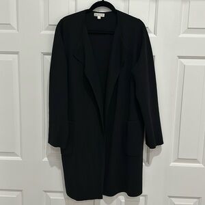 j crew sweater cardigan size L black